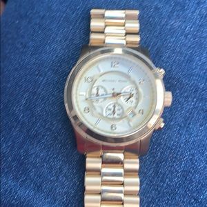 Gold micheal kors watch